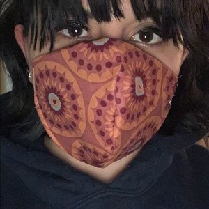 🌈B2GO FREE🌈 Burnt Orange Design Face Mask